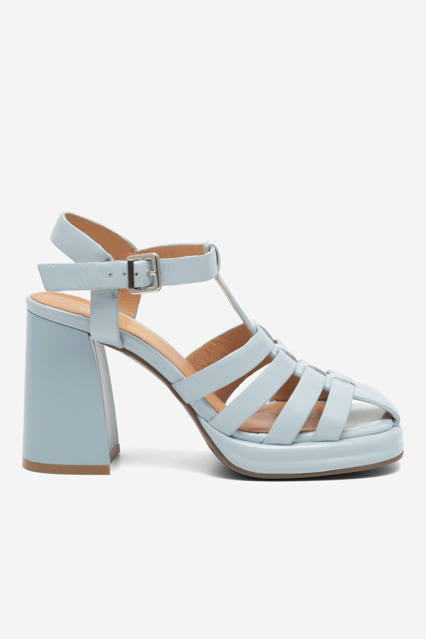 Sandały SIMPLE AZALIA-2023 Niebieski