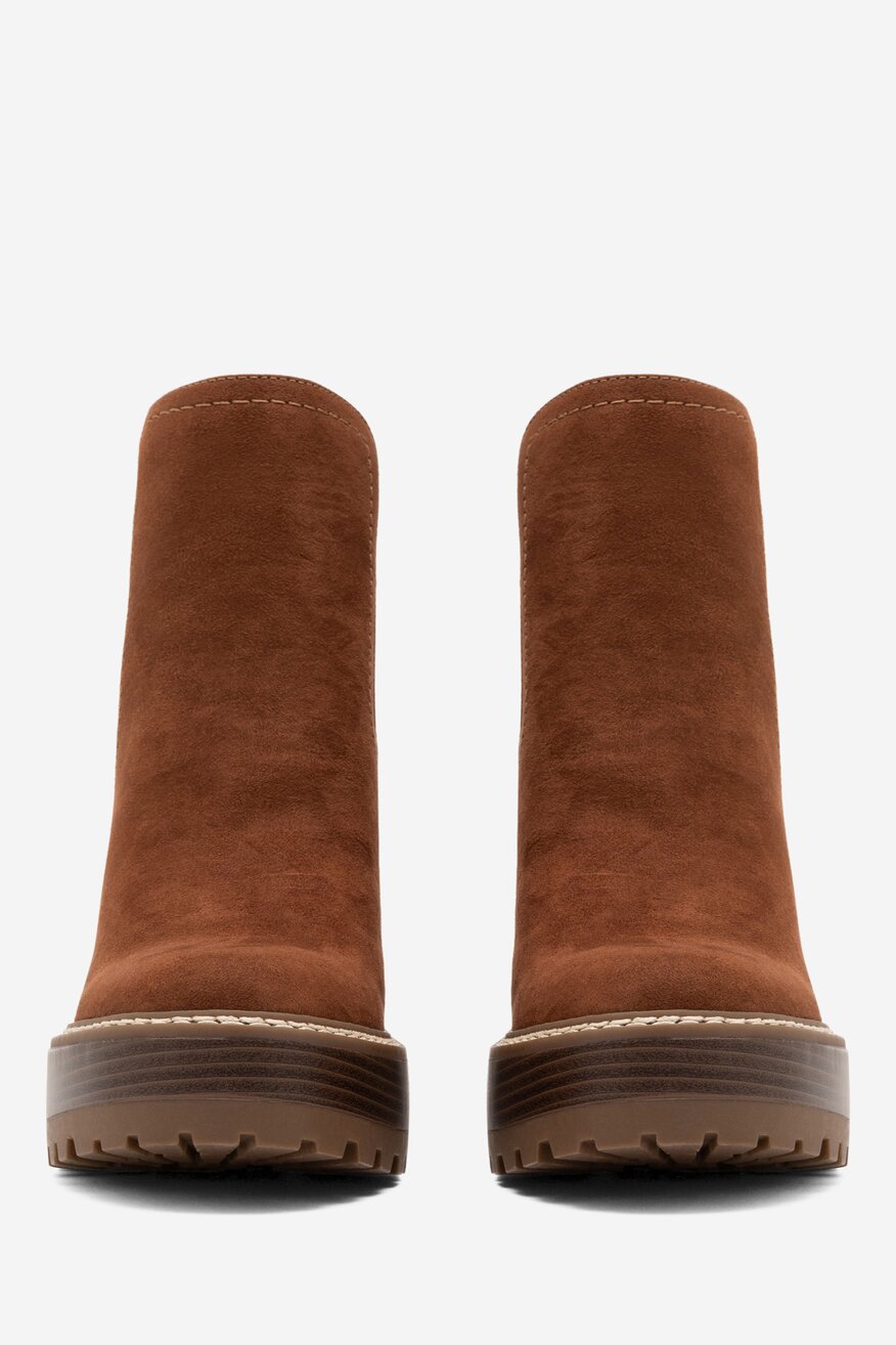 Botki NINE WEST SAILA 13151A Brązowy