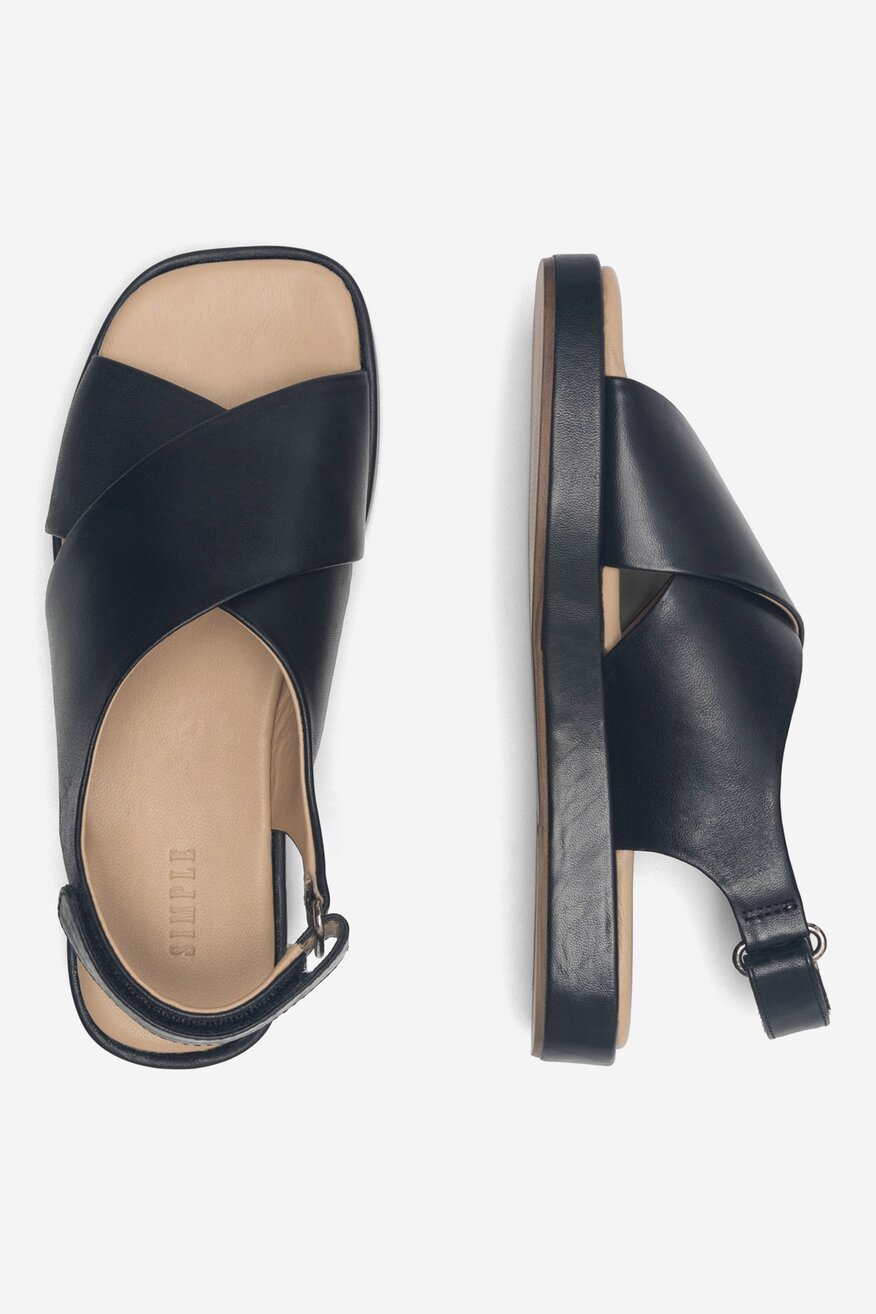 Sandały SIMPLE TARAZONA-108106 Czarny