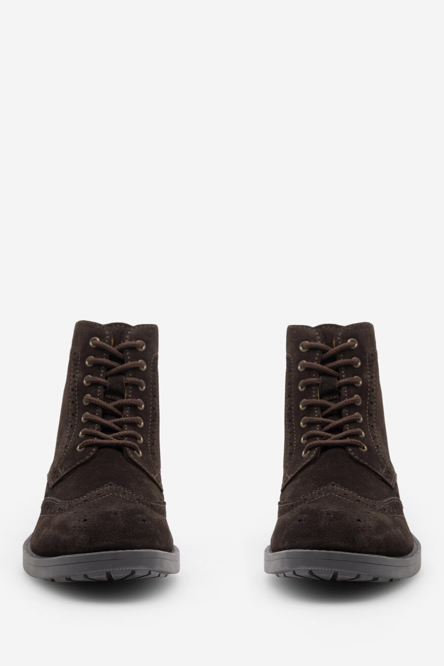 Trzewiki Gino Rossi JERSAY-19 MI25 Brązowy ciemny