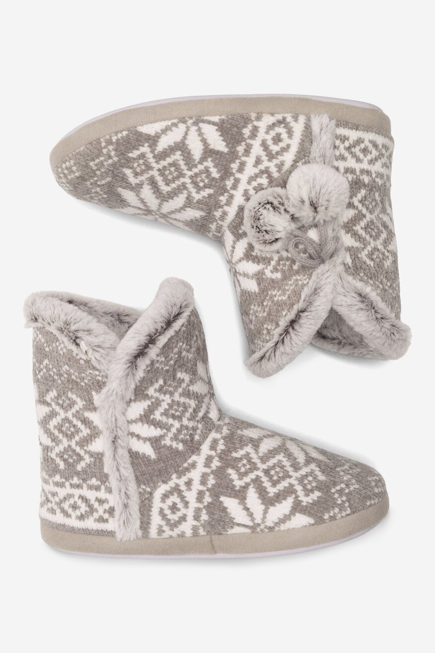 Kapcie Home&Relax 20SDR1147 Szary