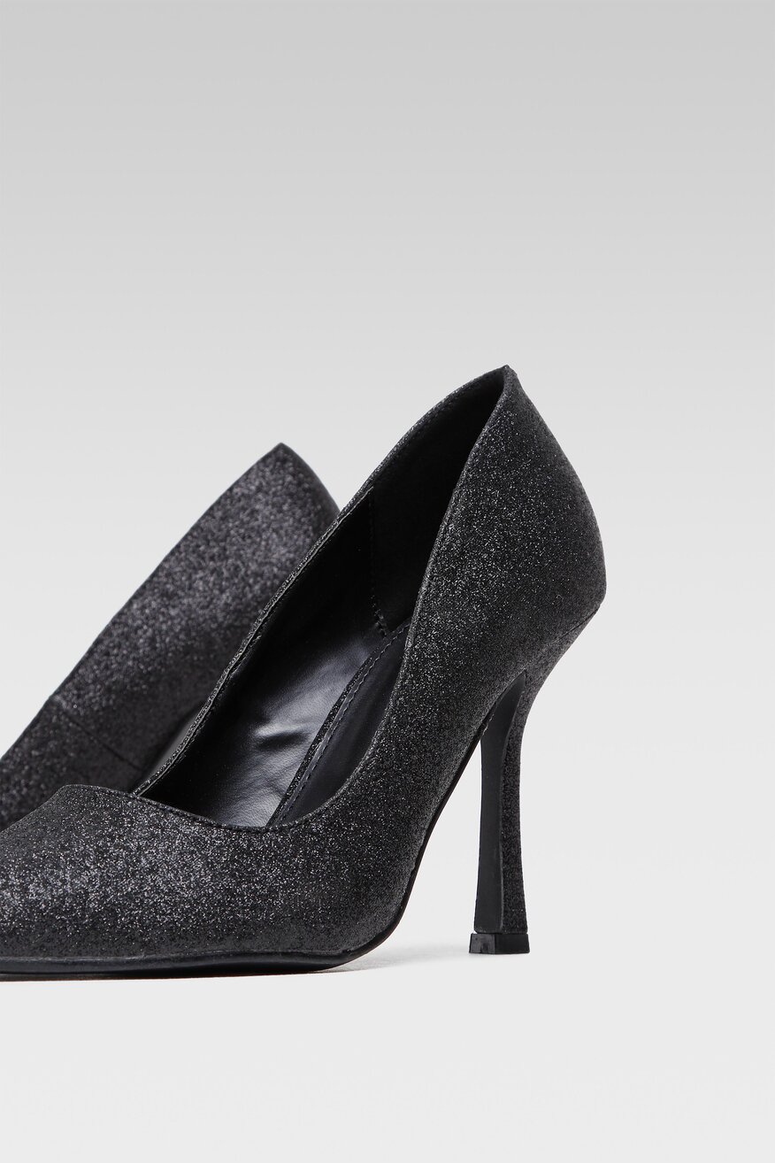 Czółenka DeeZee KL-F2108-4 Czarny