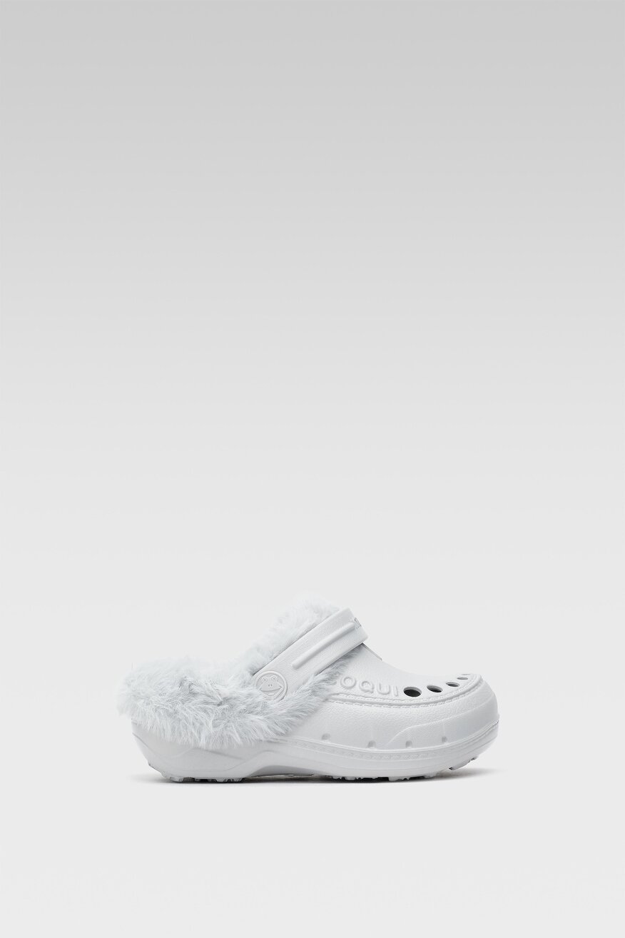 Kapcie Coqui 9751 HUSKY CLOGS Szary jasny