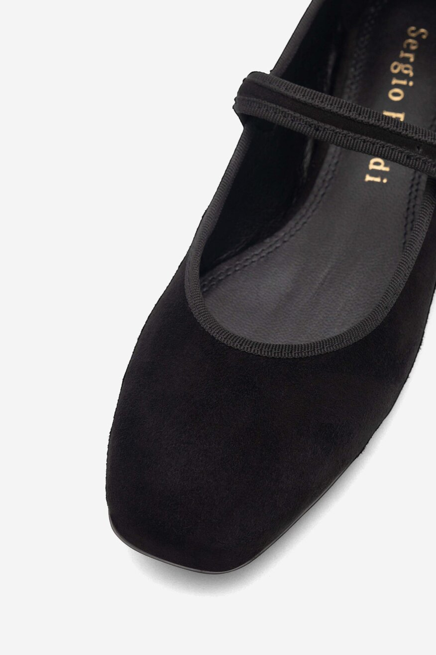 Baleriny Sergio Bardi RST-C1063-01SB Czarny