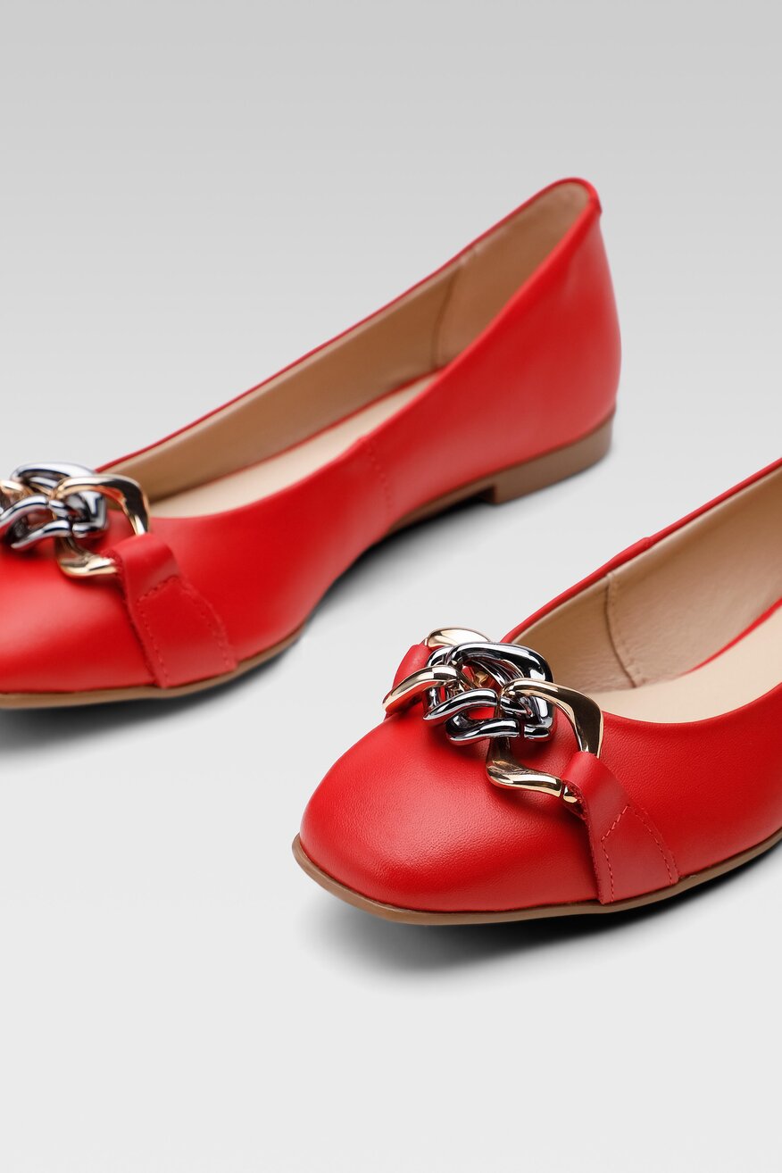 Baleriny Lasocki IRENA RST-IRENA-11 Czerwony