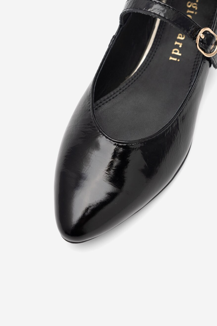 Baleriny Sergio Bardi RST-B1031-07SB Czarny