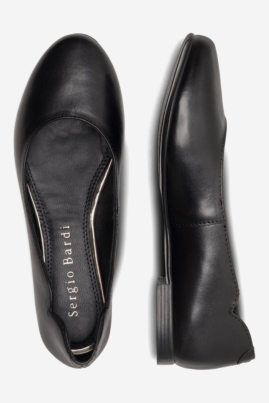 Baleriny Sergio Bardi RST-C1032-01SB Czarny