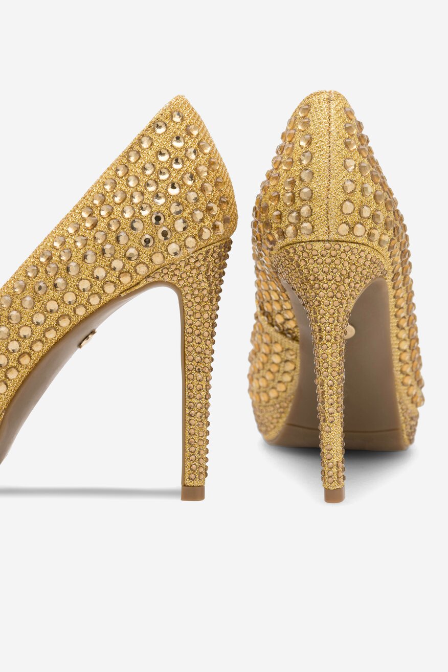 Czółenka NINE WEST MAIRA SY8020-9NW Złoty