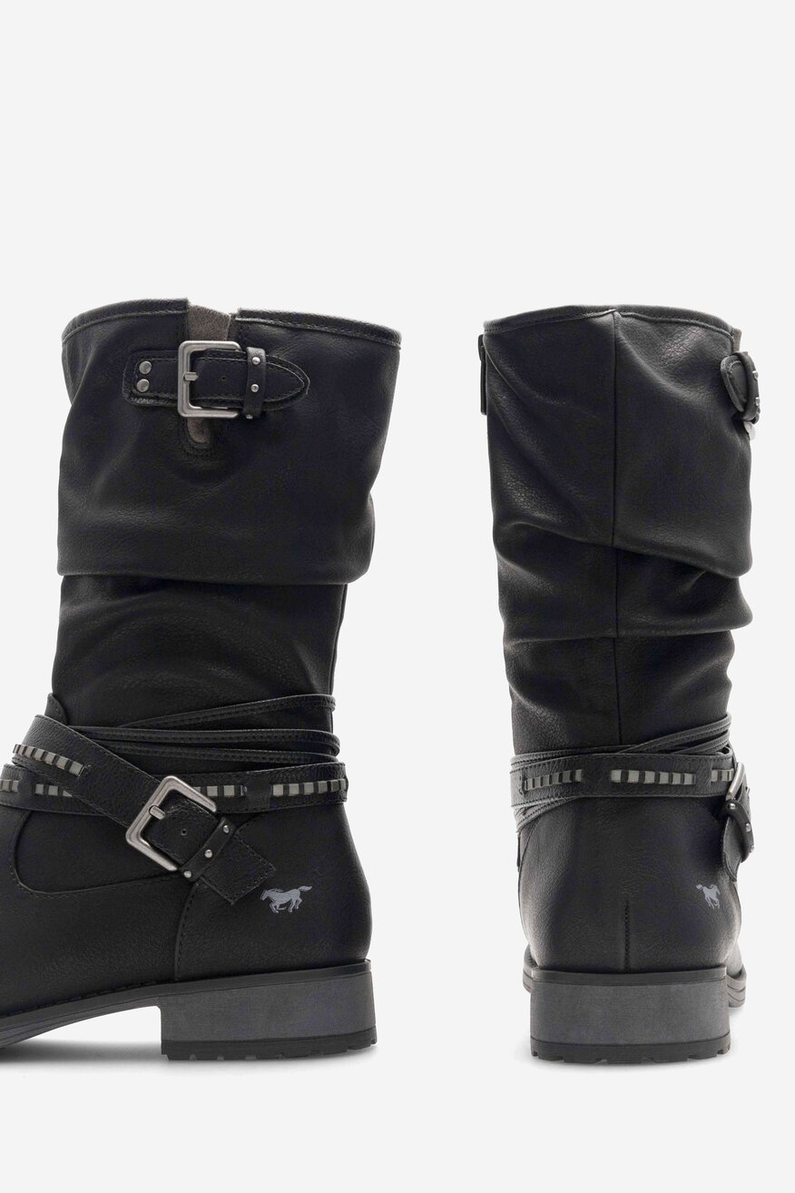 Kozaki Mustang 1139-624 Czarny