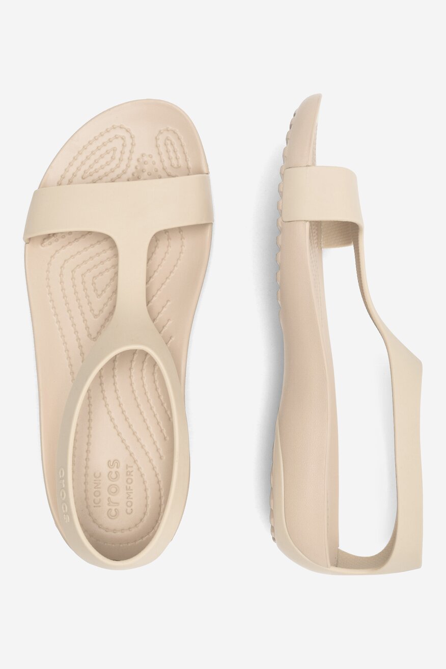 Klapki basenowe Crocs SERENA SANDAL 205469-212 Beżowy