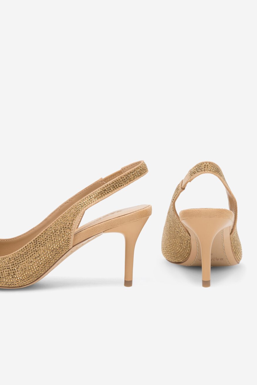 Czółenka Badura AMELIA-21603-18 Złoty