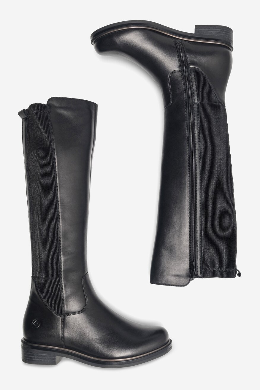 Kozaki Remonte D8371-01 Czarny