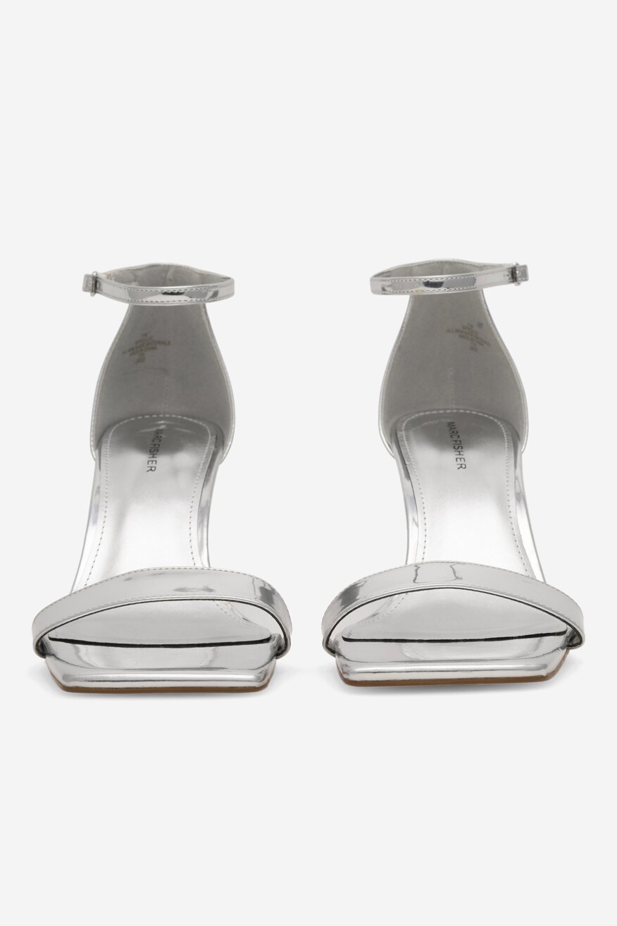 Sandały MARC FISHER F-ROLLIC SIL01 Srebrny