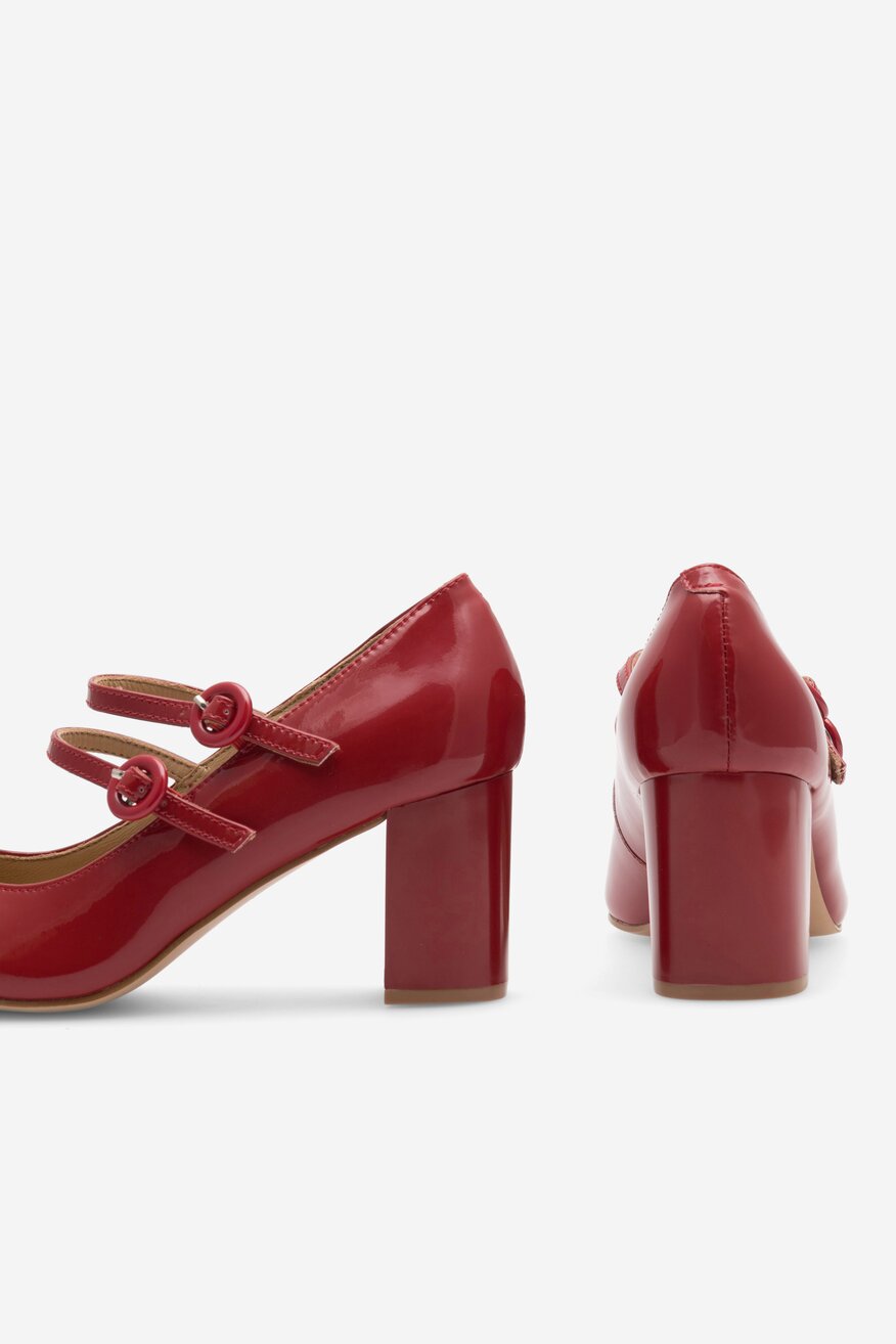 Czółenka Sergio Bardi WYL3303-2Z-SB Czerwony