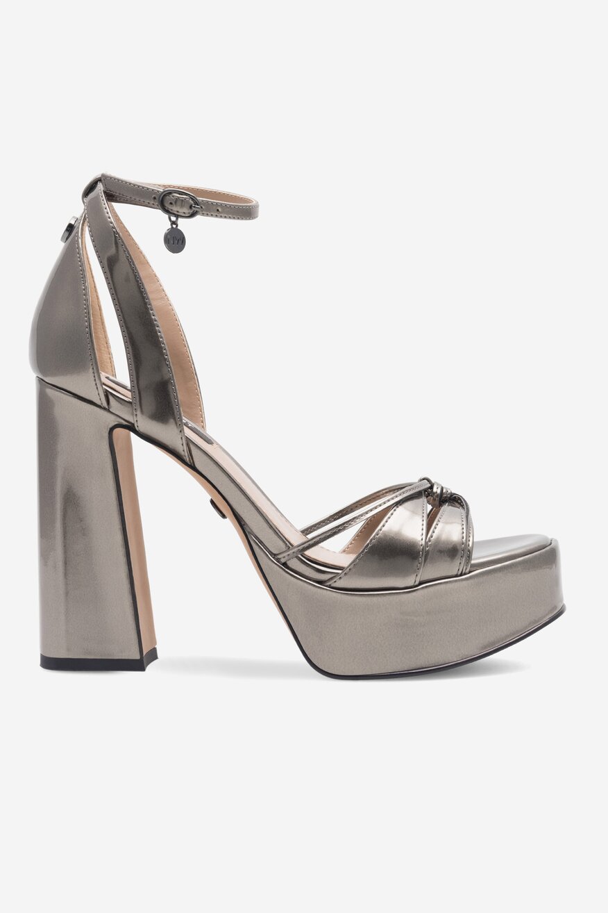 Sandały NINE WEST AAHIDA ZL23002CC Srebrny