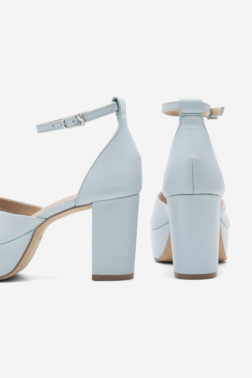 Sandały SIMPLE MURCIA-109610 Niebieski jasny