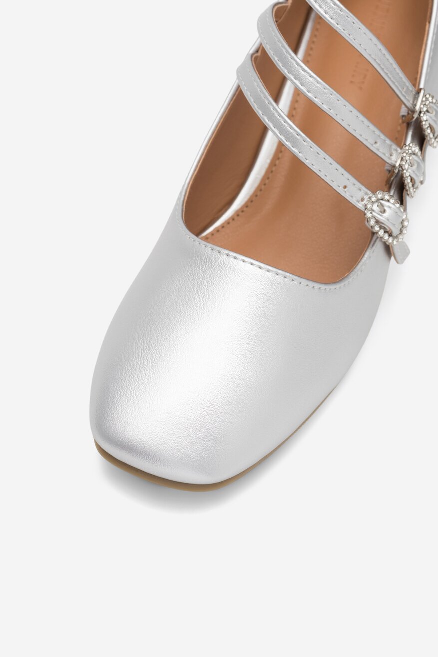 Czółenka Jenny Fairy STAR CMAK2504-17 Srebrny