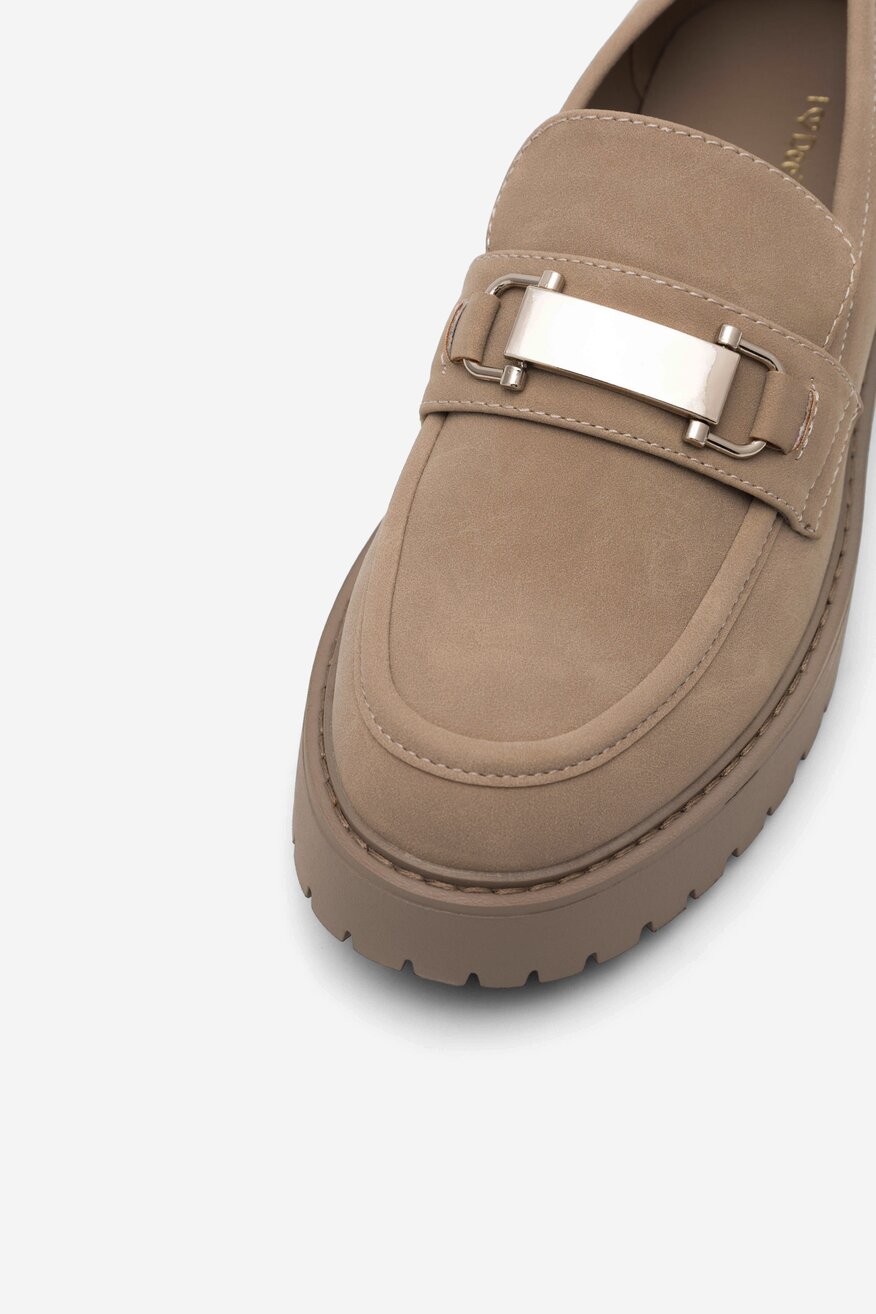 Mokasyn DeeZee BLANCHE HY18638-4 Beżowy ciemny