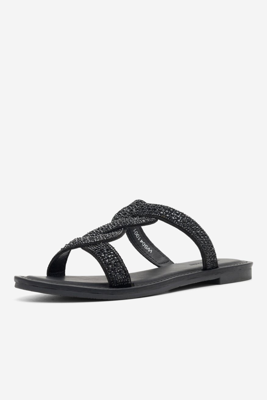 Klapki Jenny Fairy HOLLY WS041001-01 Czarny