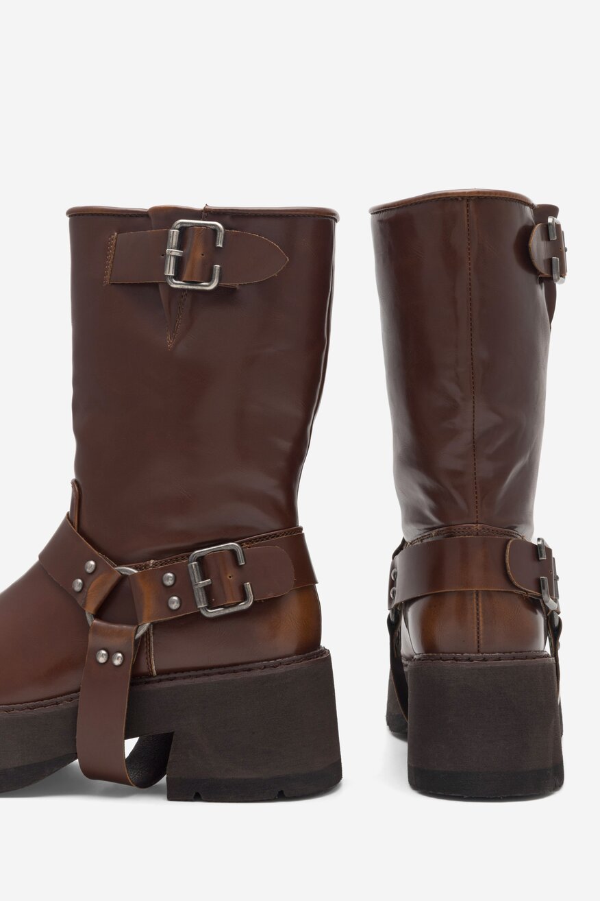 Botki Jenny Fairy SIV WS22236-05 Brązowy