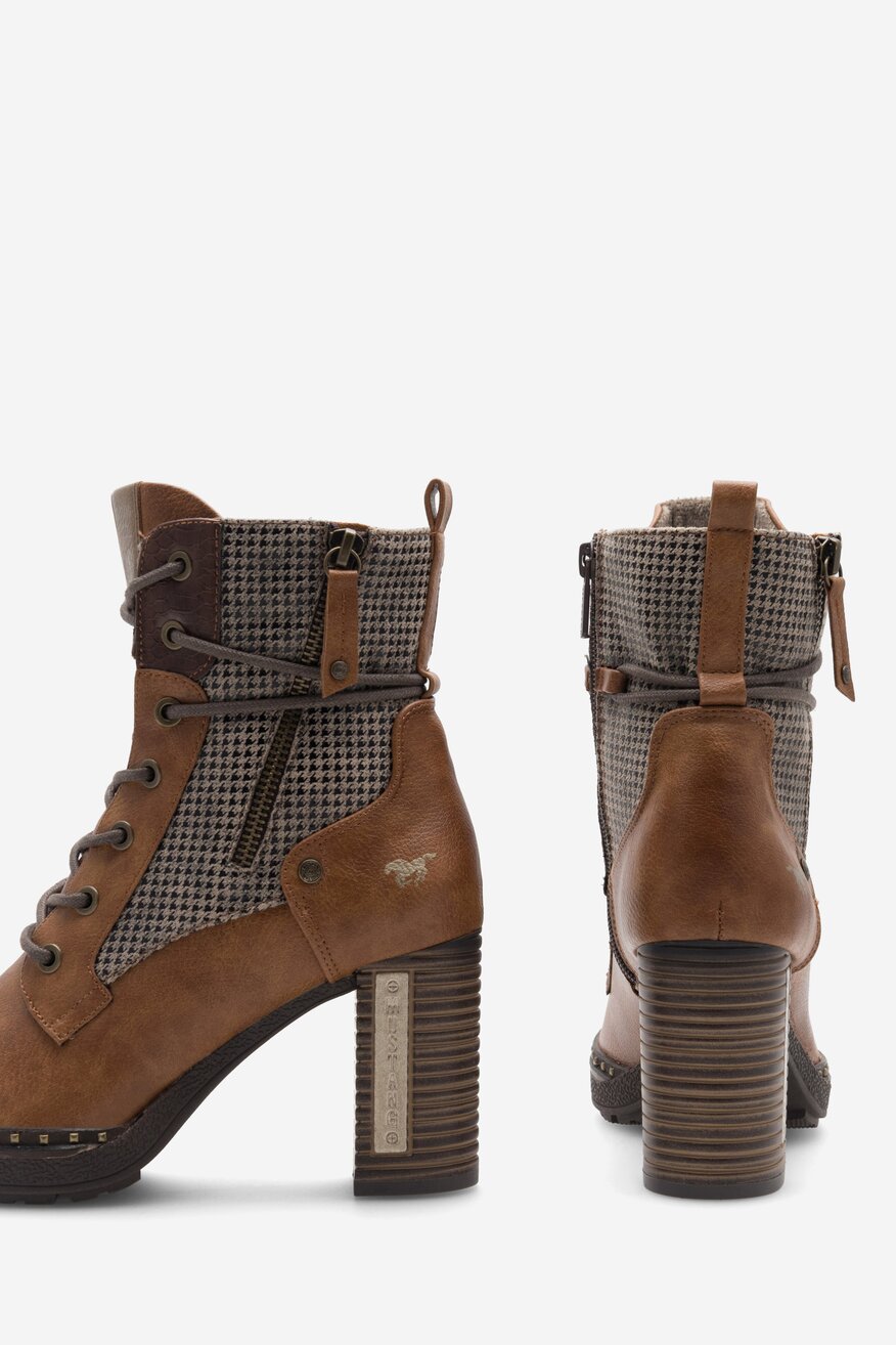 Trzewiki Mustang 1336-510 Brązowy