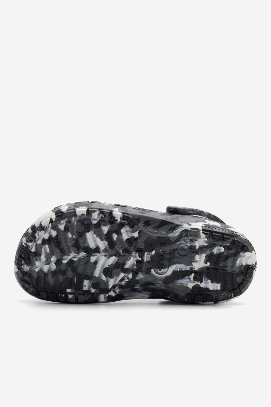Klapki basenowe Crocs BAYA MARBLED CLOG 206935-066 Czarny
