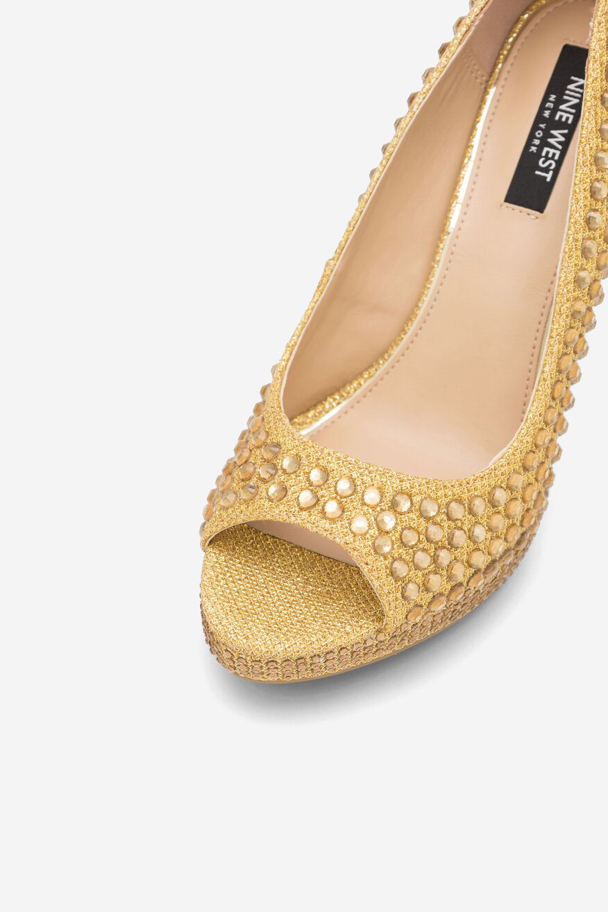 Czółenka NINE WEST MAIRA SY8020-9NW Złoty