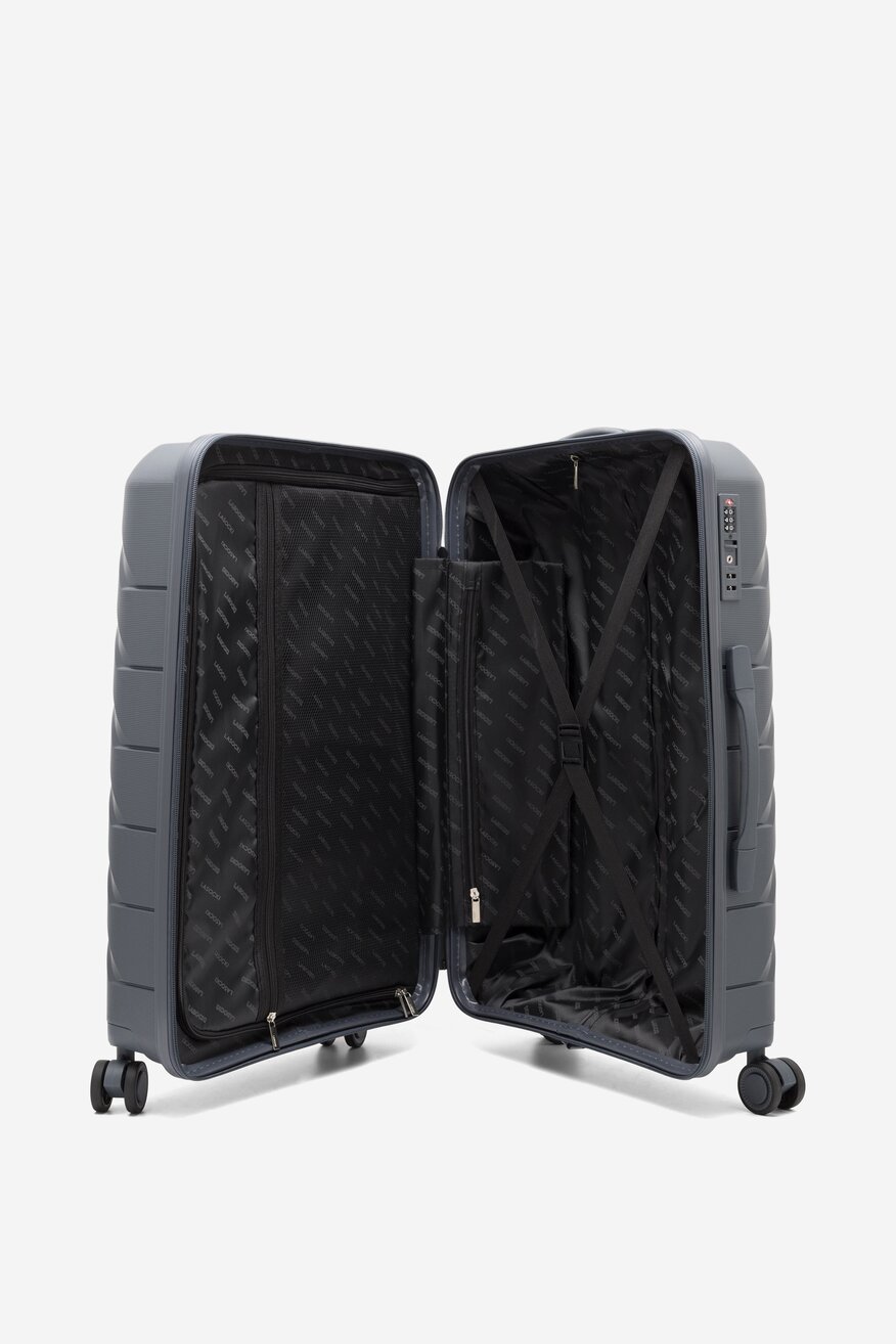 Walizka Lasocki WAL-M-07GREY-04 Szary