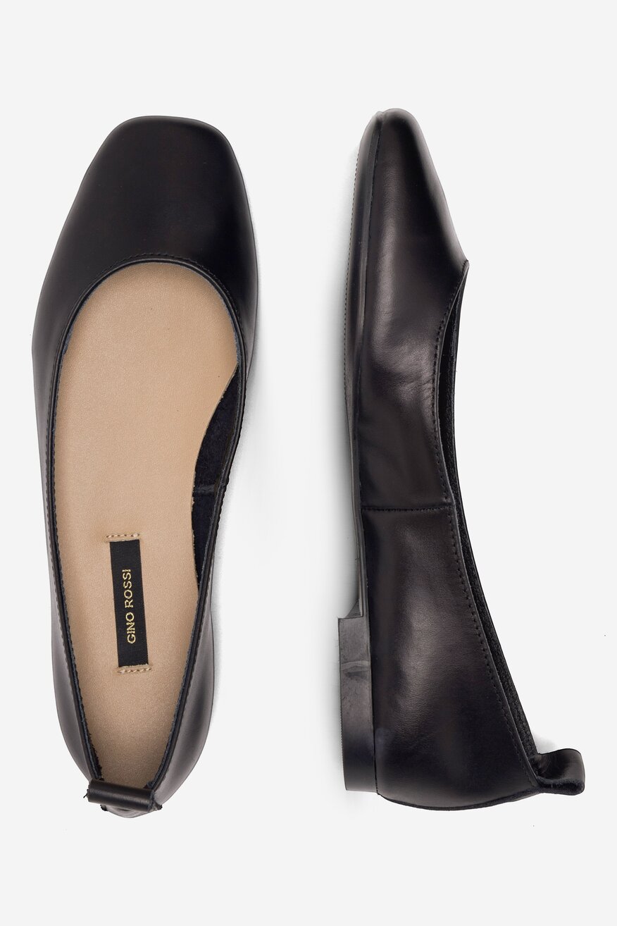 Baleriny Gino Rossi PERLA-E23-25414PE Czarny