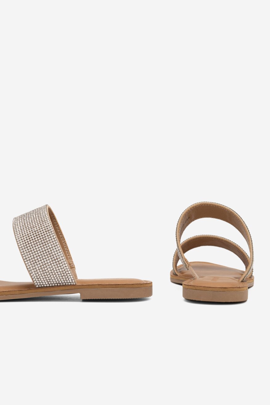 Klapki Jenny Fairy MINA FT15398AD-255 Srebrny