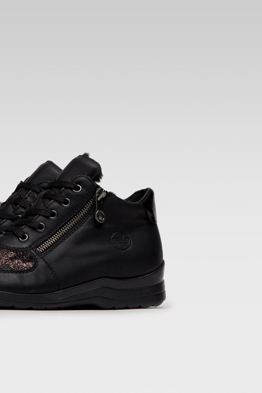 Półbuty Rieker L1840-00 Czarny