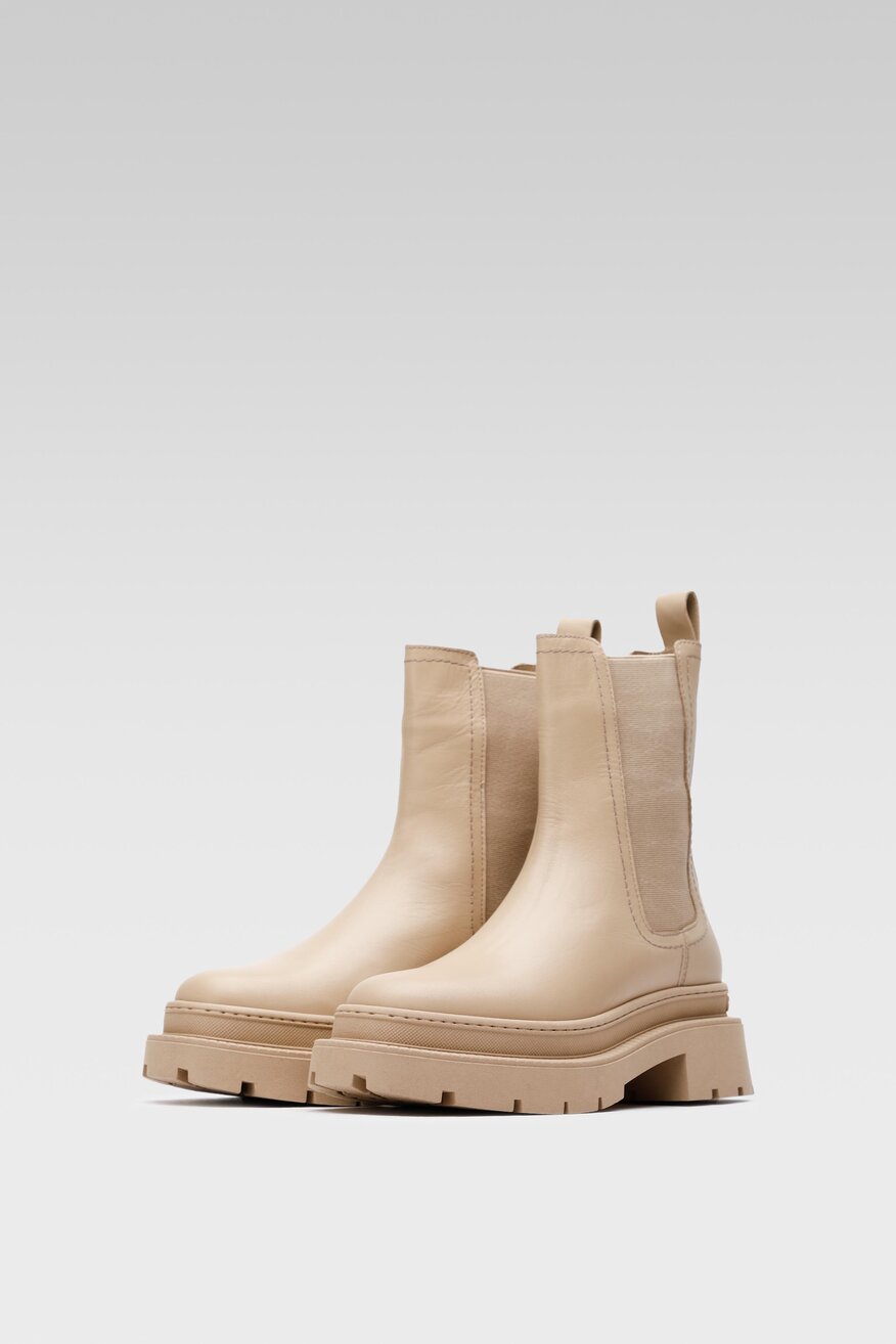 Botki Gino Rossi 222FW103 Beżowy ciemny