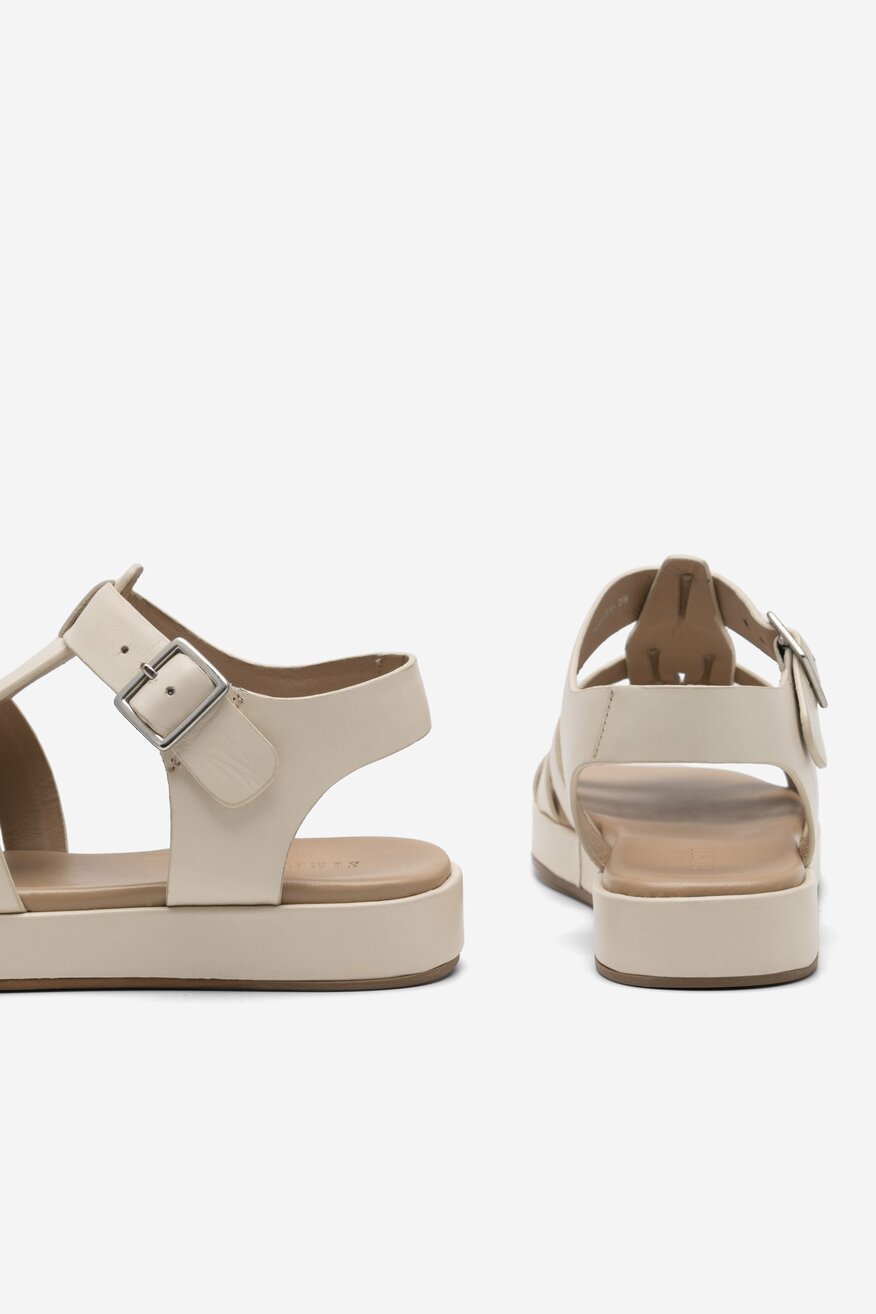 Sandały SIMPLE TARAZONA1-108151 Beżowy