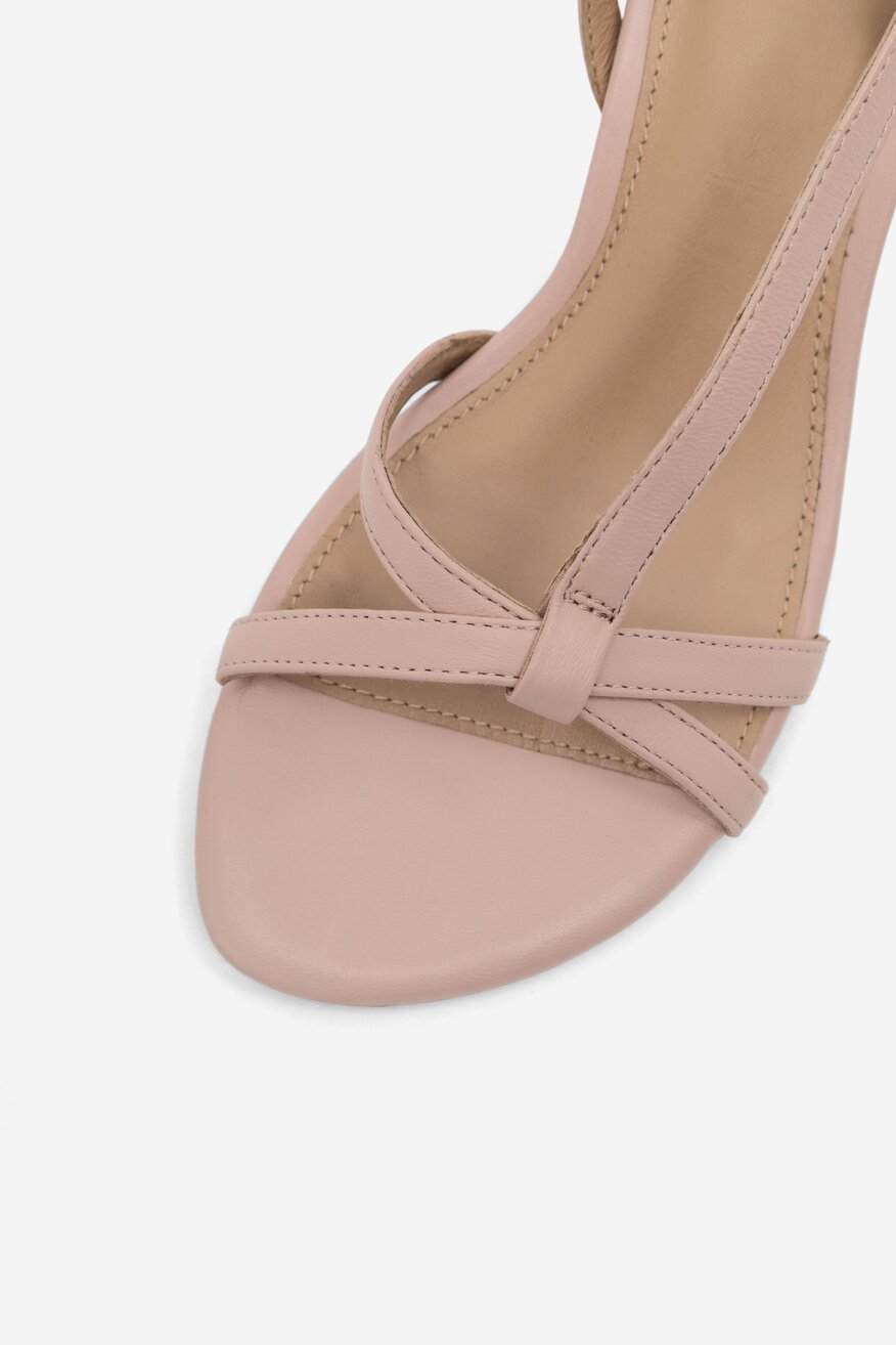 Sandały SIMPLE 107171 Różowy jasny