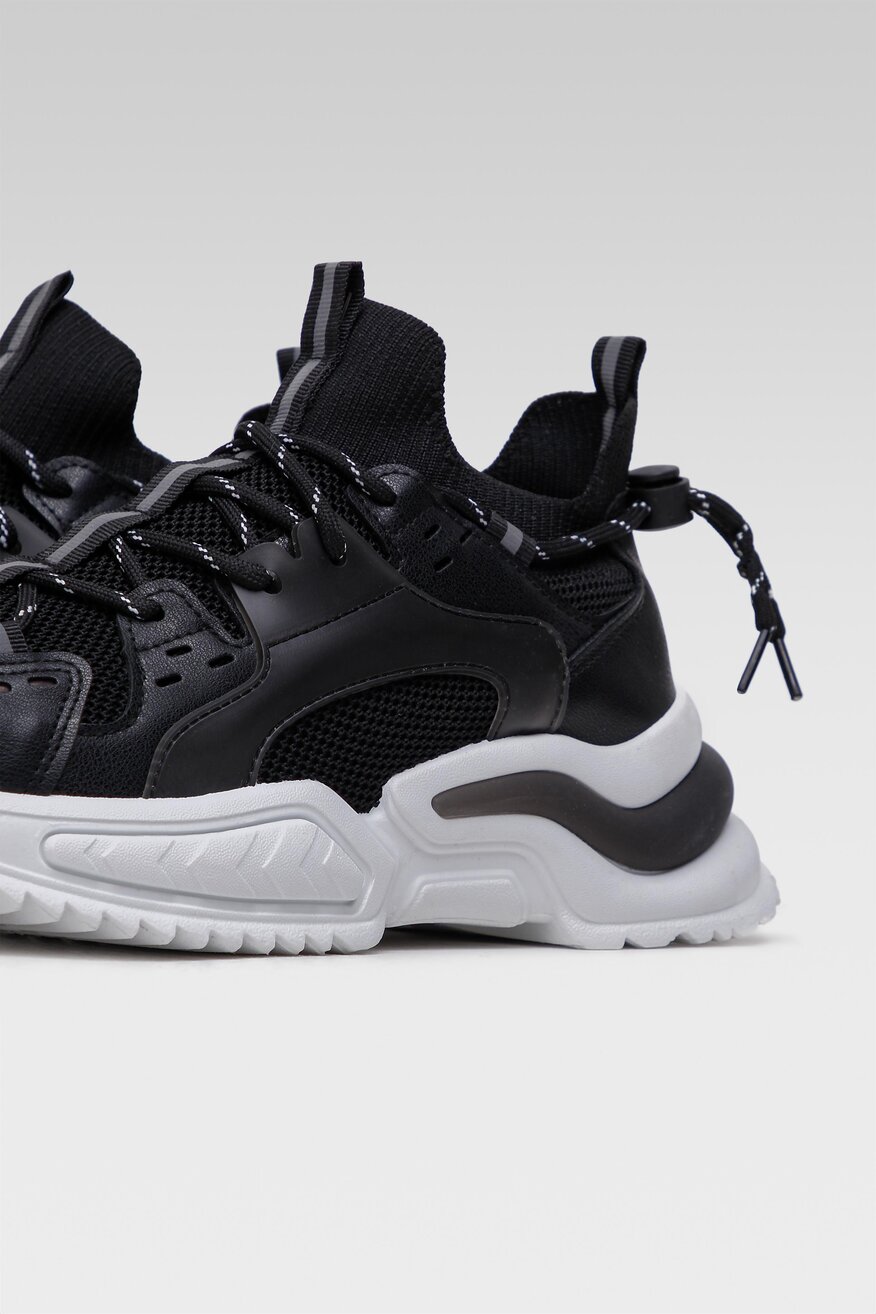 Półbuty DeeZee TS5143-01 Czarny