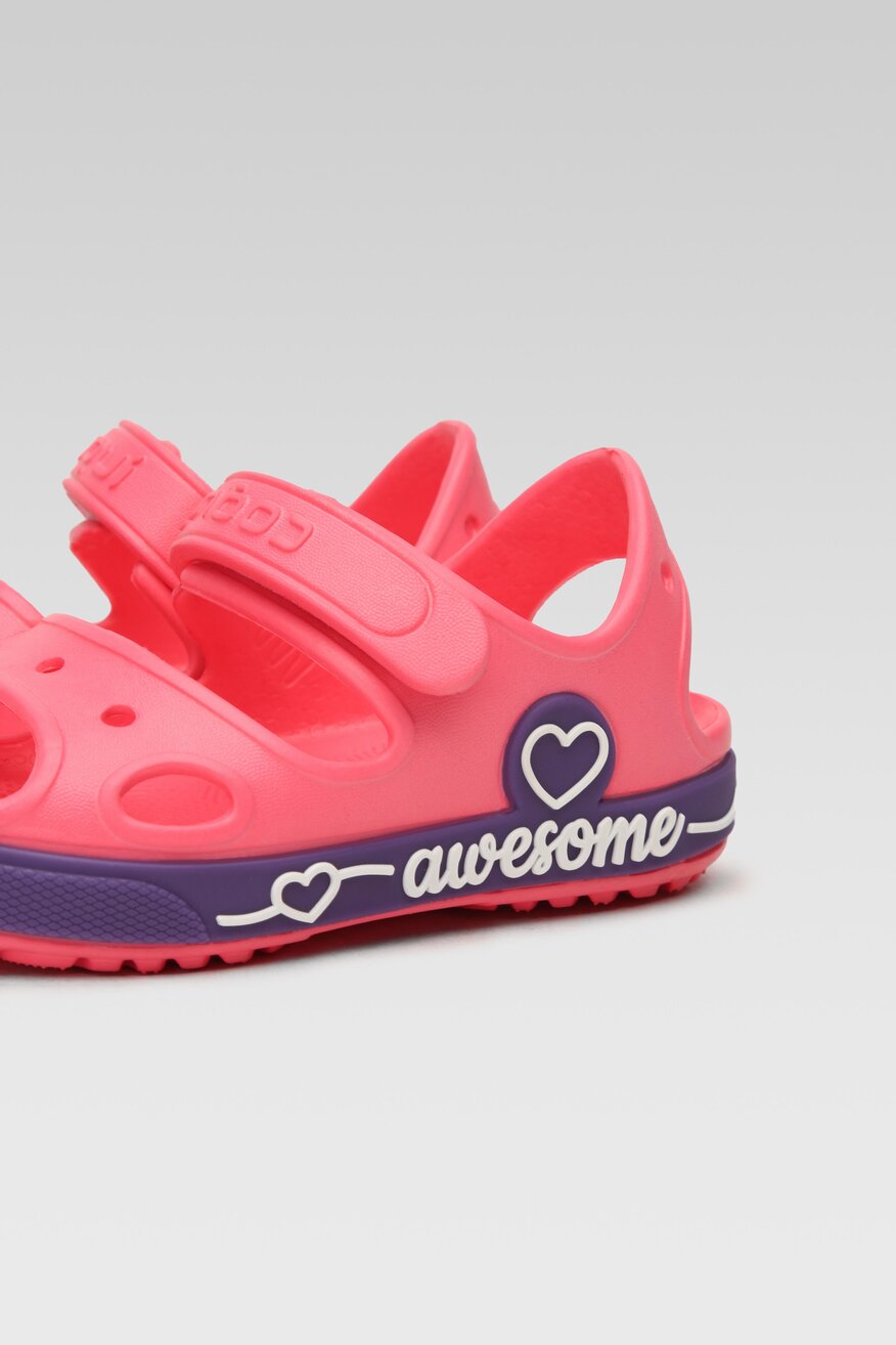 Sandały Coqui 8861-406-4243. Różowy ciemny