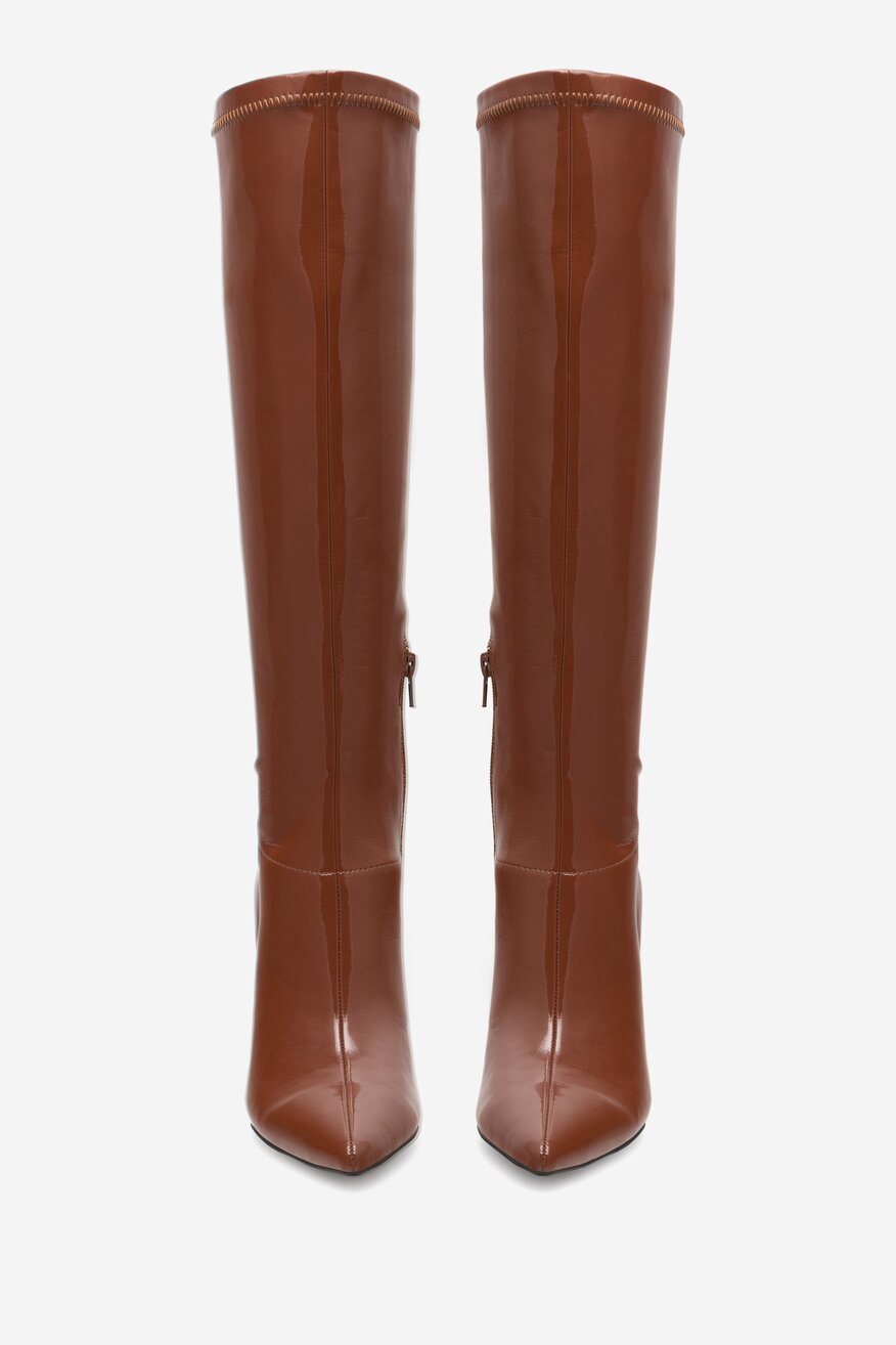 Kozaki NINE WEST SHARLEEZ 13196H Miedziany