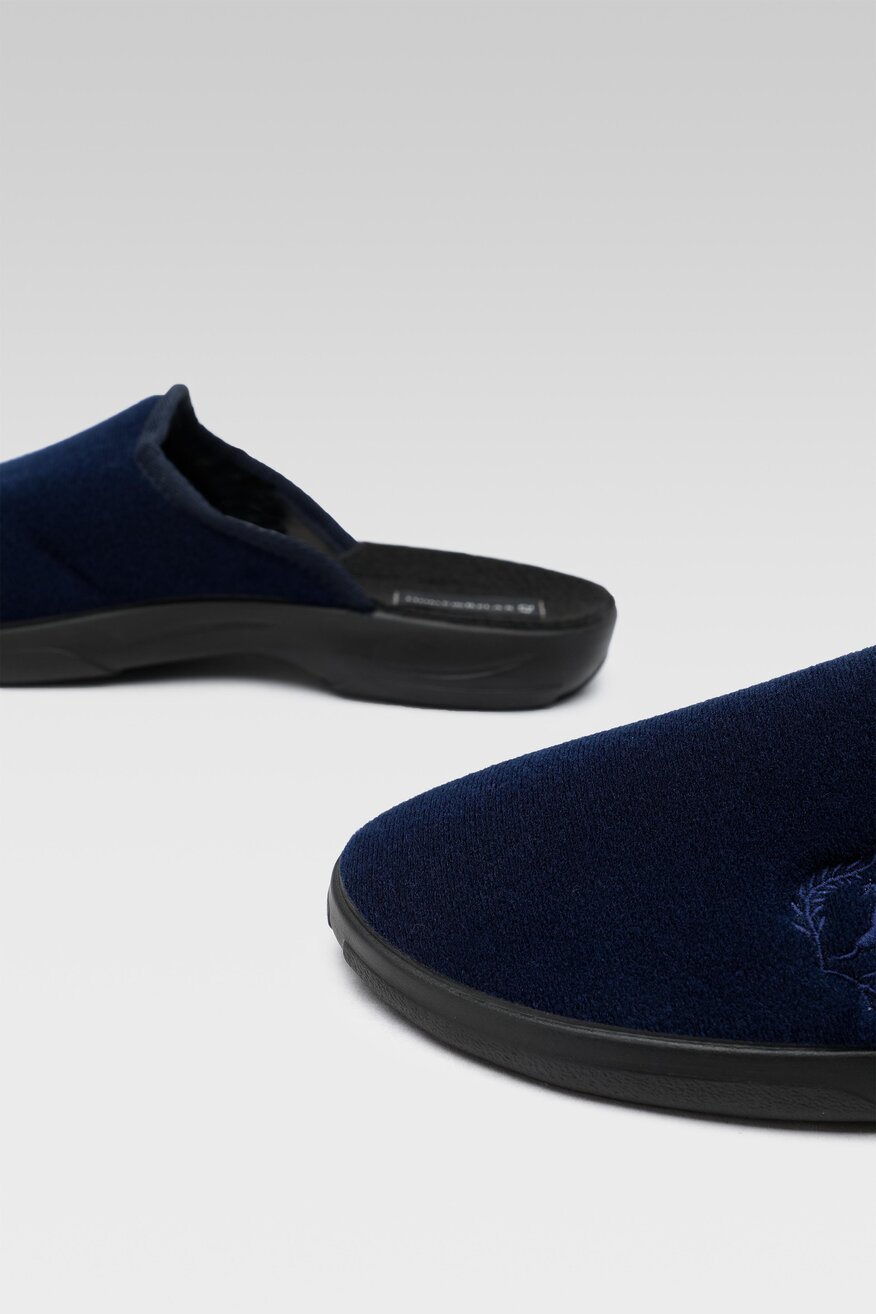 Kapcie Home&Relax 020/TROPIC Granatowy