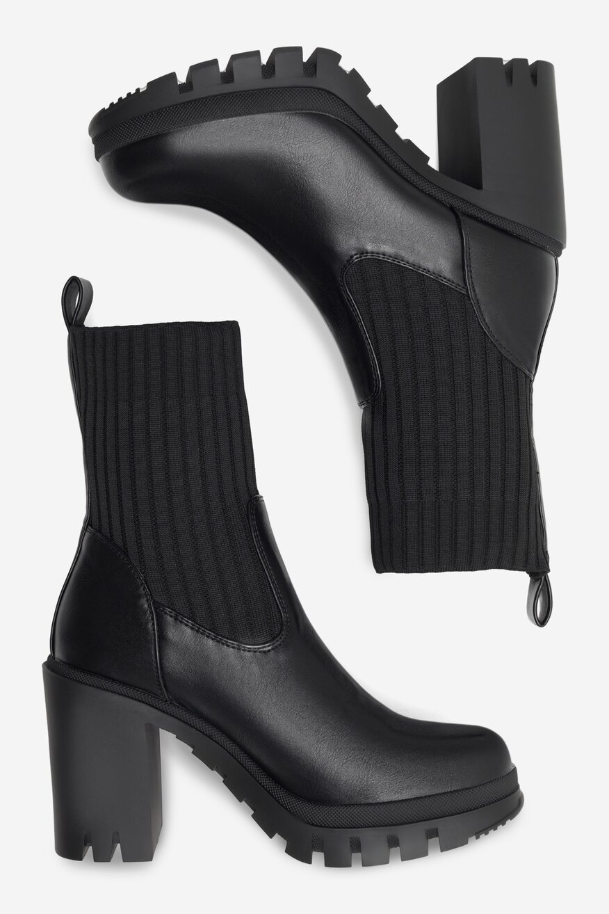 Botki DeeZee EMADE WS5955-07 Czarny