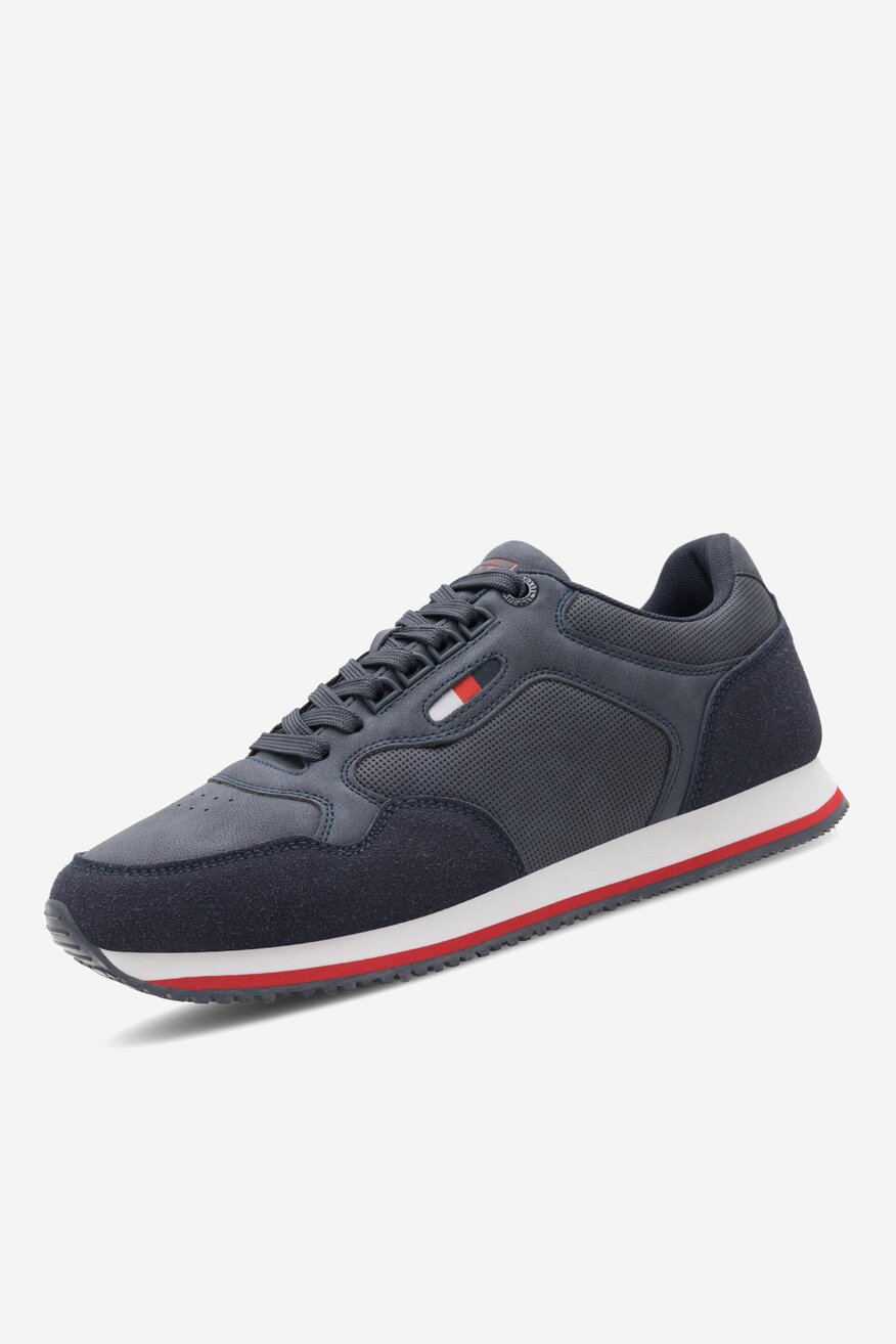 Sneakers Lanetti MP07-01409-08 Granatowy