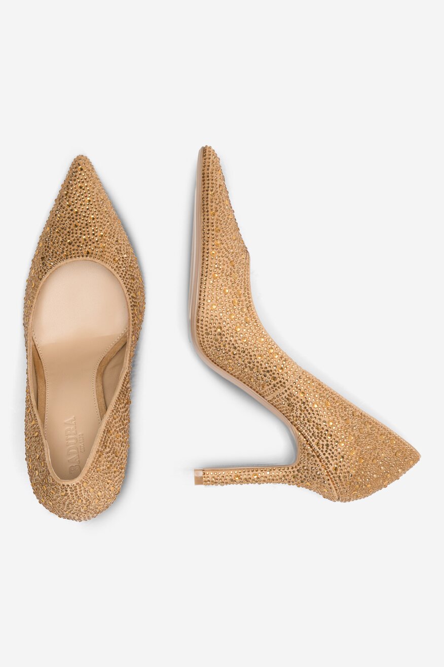 Czółenka Badura EMMA-V1360-08 Złoty