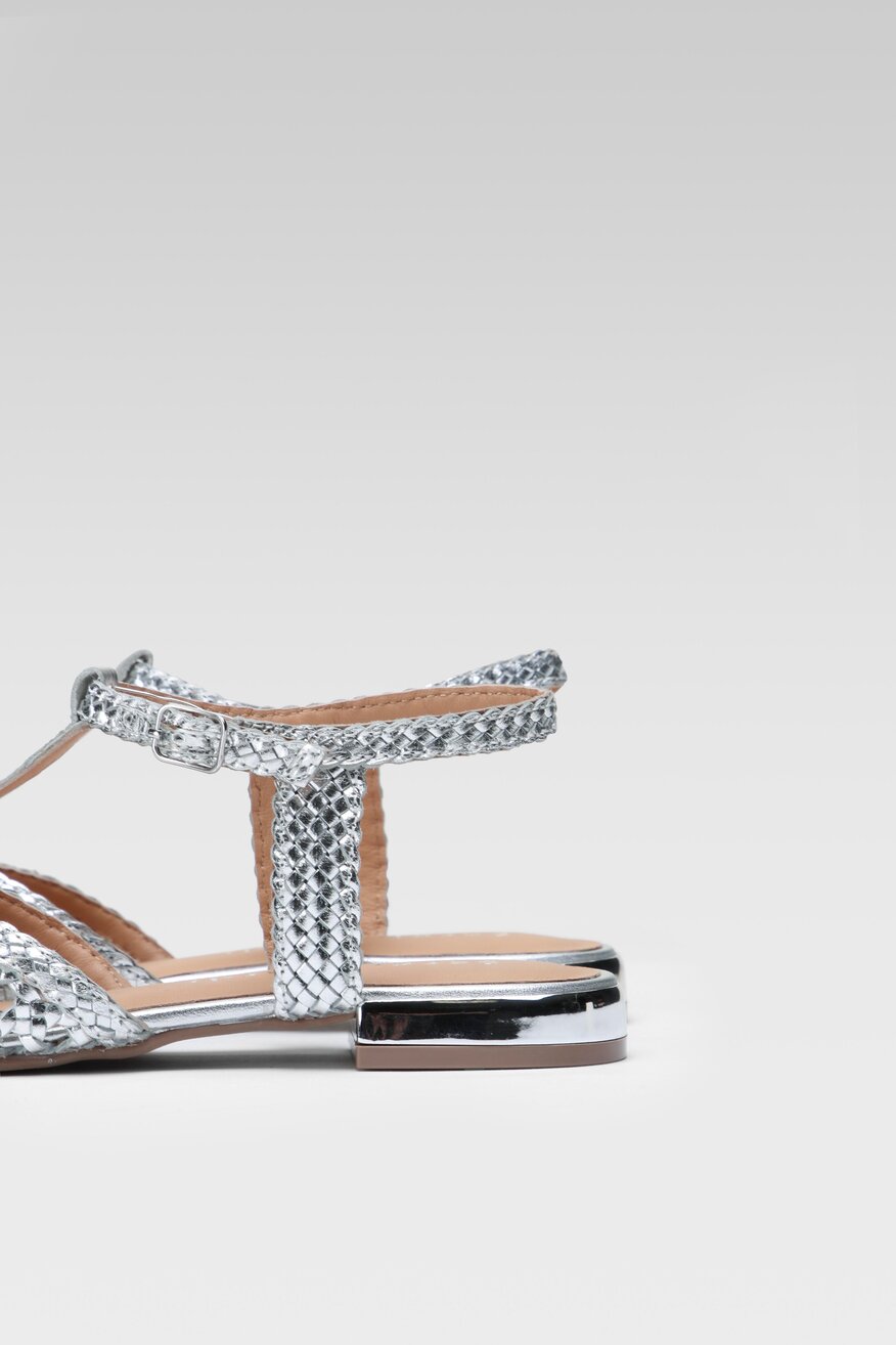 Sandały Sergio Bardi DELL-62108-01SB Srebrny