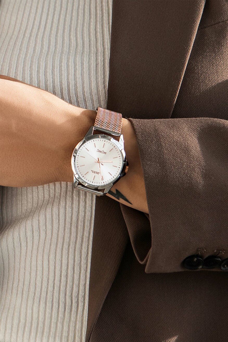 Zegarek DeeZee DZ WOMAN WATCH 0202110202 Srebrny