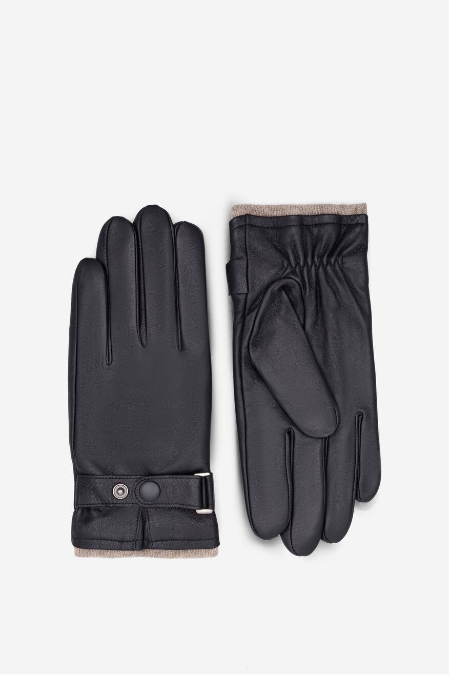 Rękawiczki męskie Lasocki 2M6-002-AW23 Czarny