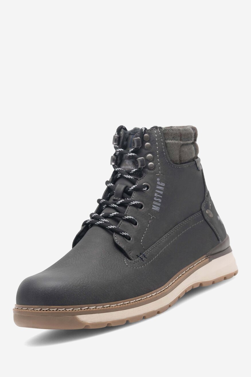 Trzewiki Mustang 4141-602 Szary