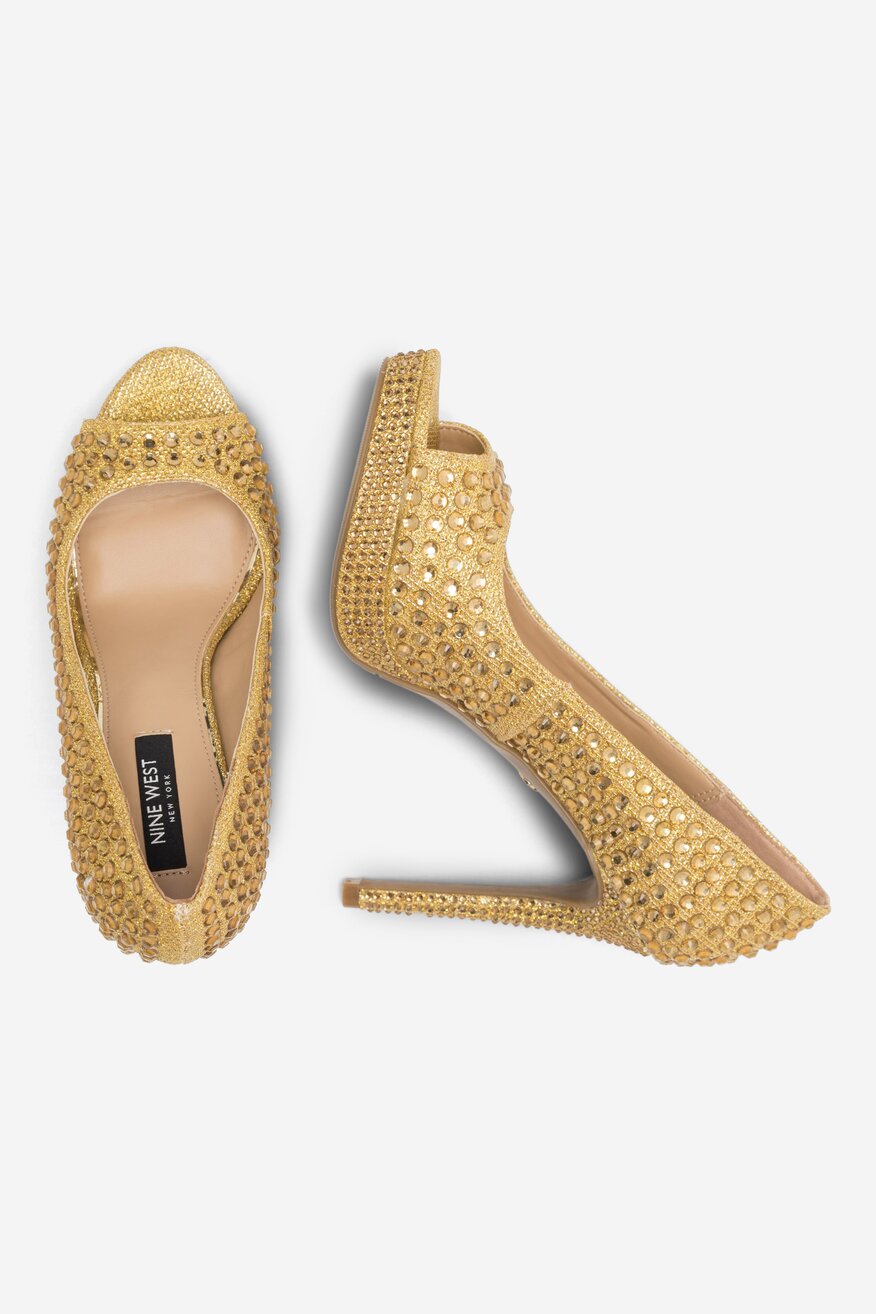 Czółenka NINE WEST MAIRA SY8020-9NW Złoty