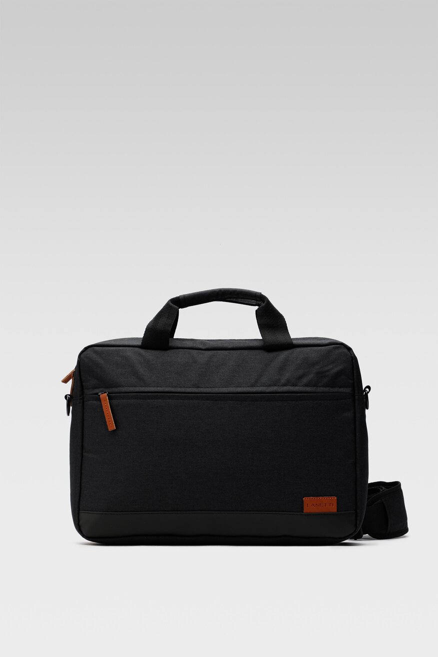Torba męska Lanetti BMM-S-126-10-08 Czarny