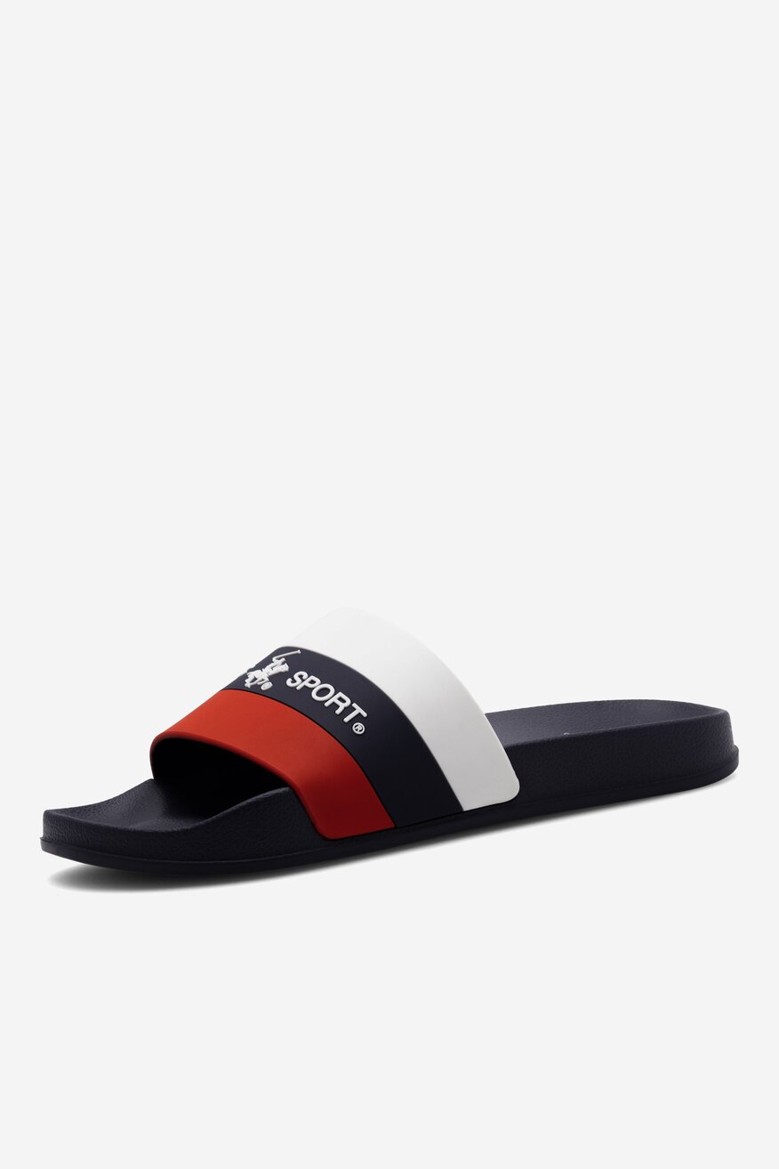 Klapki basenowe Beverly Hills Polo Club MP-CA23054-1C Granatowy