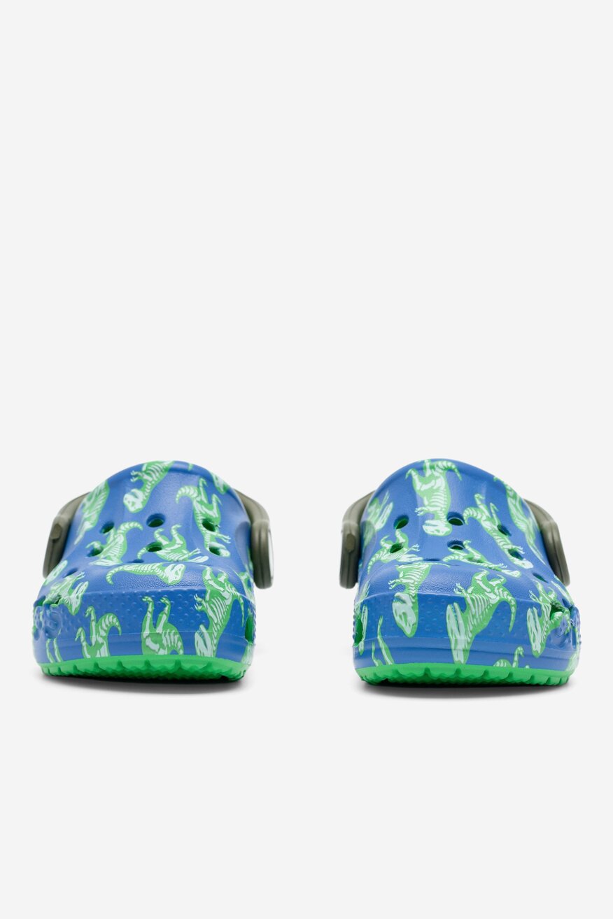 Klapki basenowe Crocs BAYA GRAPHIC CLOG T 206814-4LB Niebieski
