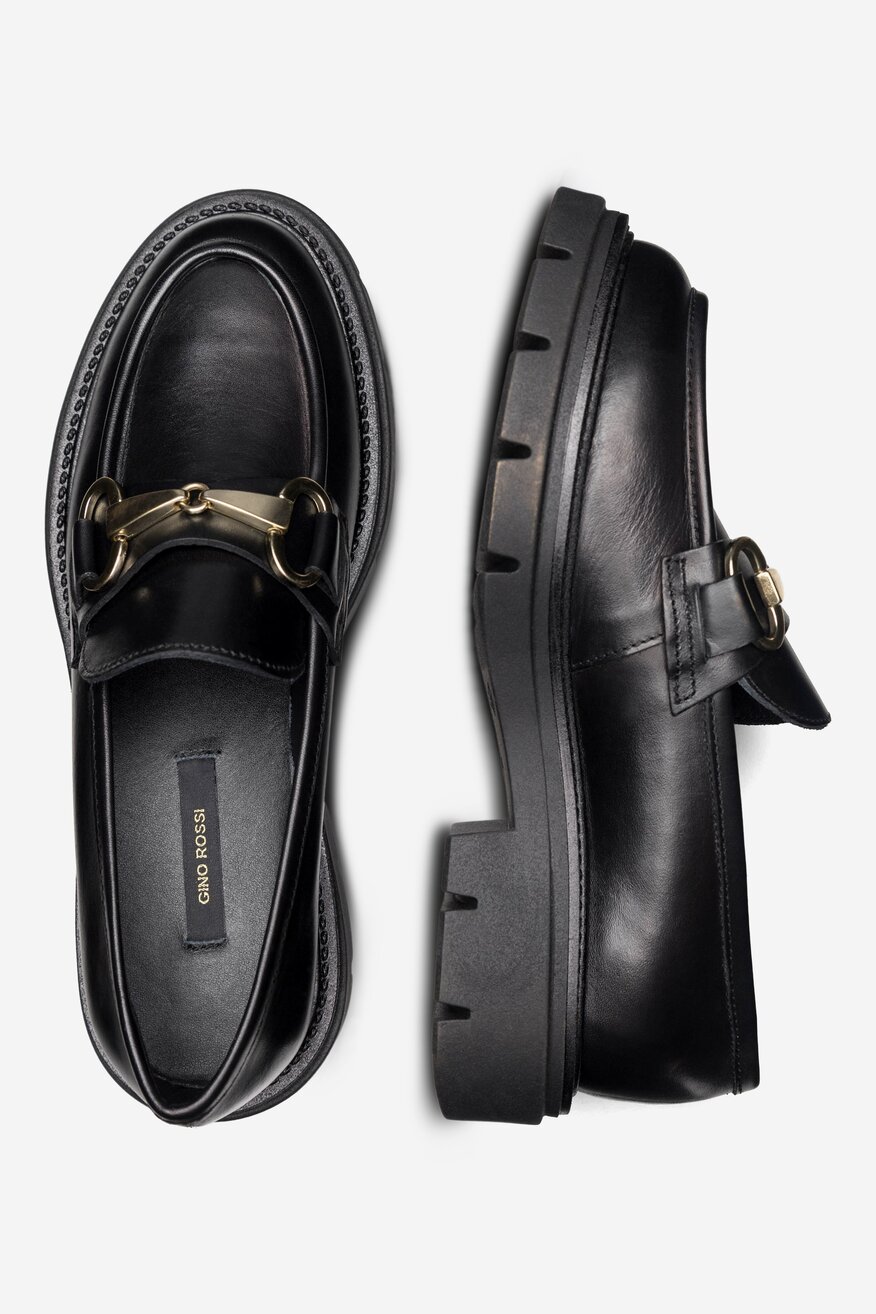 Półbuty Gino Rossi GRACE-I23-26370PE Czarny
